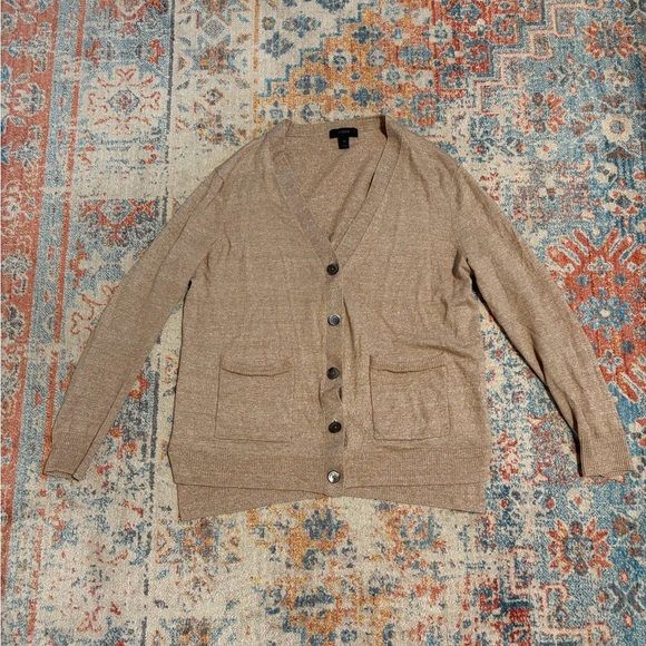 J. Crew Sweaters - J. Crew merino wool-linen v-neck cardigan